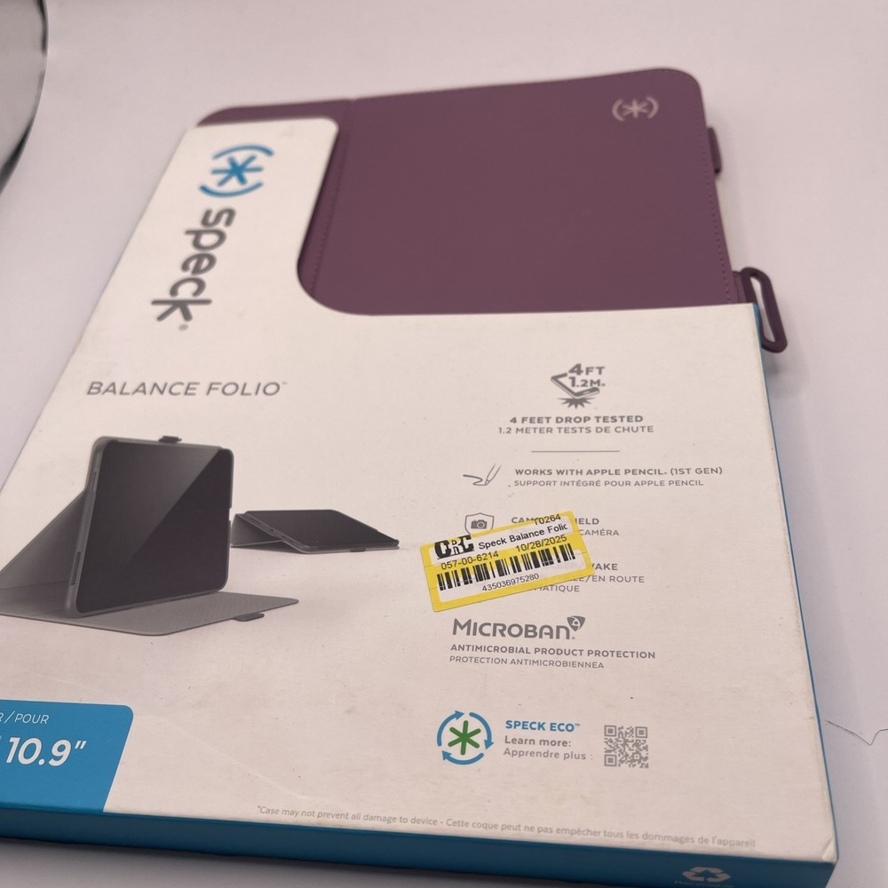Speck Balance Protective Case for iPad 10.9" (2022)  Plumberry...